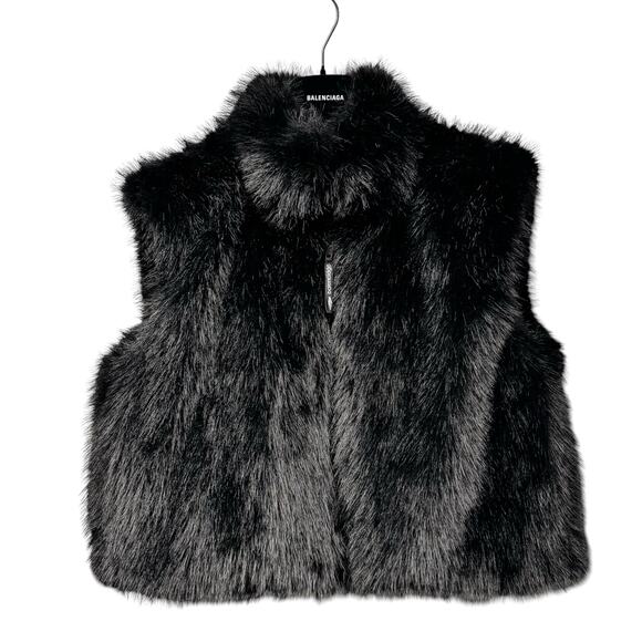 【BALENCIAGA】Ski Reversible Faux-fur Jacket ジャケット Women's Ski Reversible Faux-fur Jacket in Black | Balenciaga US